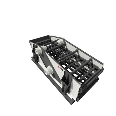 Μεταλλική υφασμένη οριζόντια δονητική οθόνη με διπλό άξονα